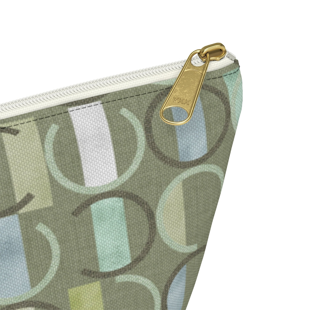 Journey Code Accessory Pouch w T-bottom in Green