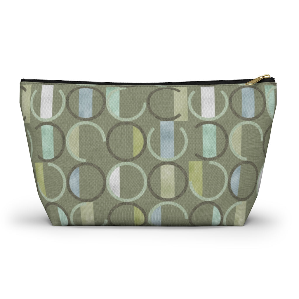 Journey Code Accessory Pouch w T-bottom in Green