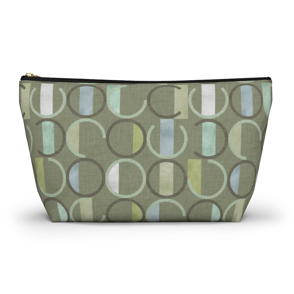 Journey Code Accessory Pouch w T-bottom in Green