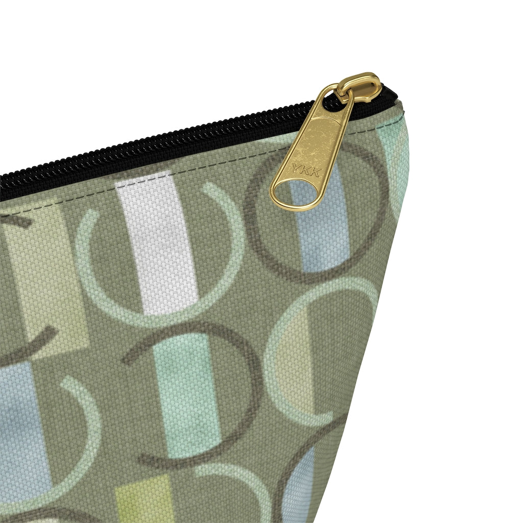 Journey Code Accessory Pouch w T-bottom in Green
