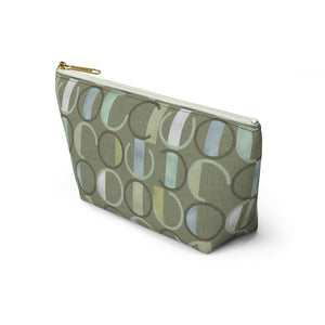 Journey Code Accessory Pouch w T-bottom in Green