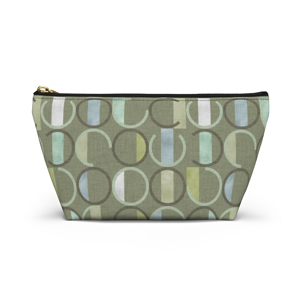 Journey Code Accessory Pouch w T-bottom in Green