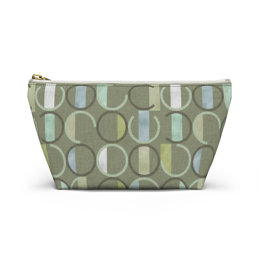 Journey Code Accessory Pouch w T-bottom in Green