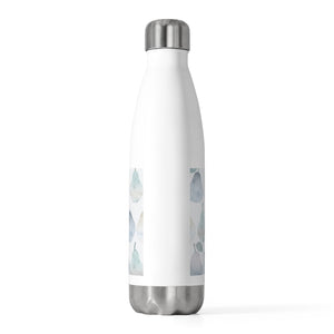 Watercolor Pears 20oz Insulated Bottle in Light Blue