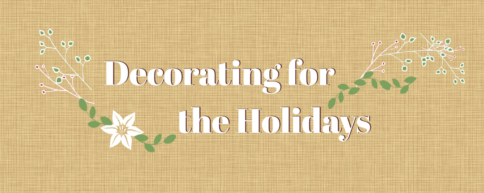 Bringing Holiday Cheer to a Small Space 