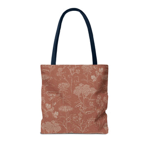 Swallowtail Tote Bag in Orange