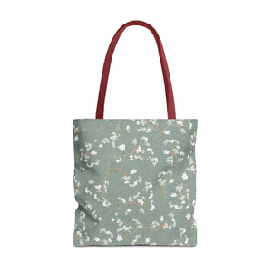 Alchemilla Vulgaris  Tote Bag in Aqua