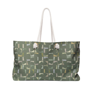 Playful Code Weekender Bag in Green