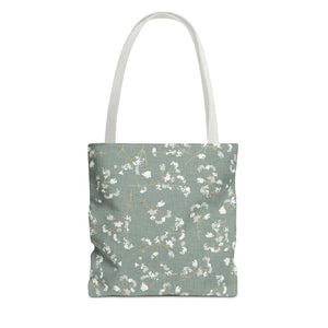 Alchemilla Vulgaris  Tote Bag in Aqua