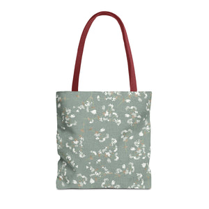 Alchemilla Vulgaris  Tote Bag in Aqua
