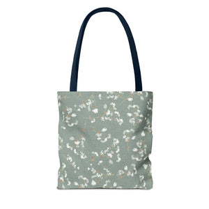 Alchemilla Vulgaris  Tote Bag in Aqua