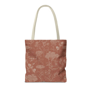 Swallowtail Tote Bag in Orange