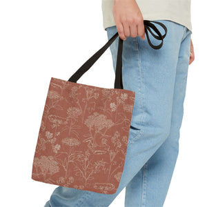Swallowtail Tote Bag in Orange