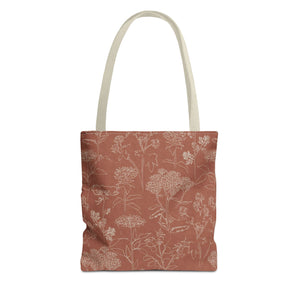 Swallowtail Tote Bag in Orange