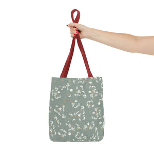 Alchemilla Vulgaris  Tote Bag in Aqua