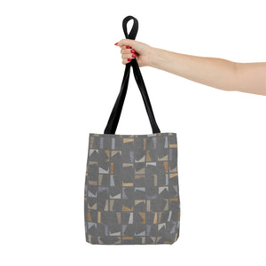 Playful Code Tote Bag in Gray