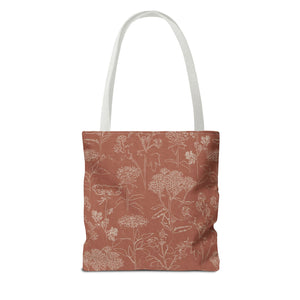 Swallowtail Tote Bag in Orange
