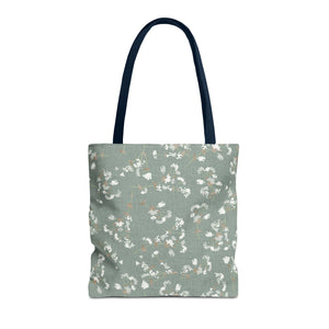 Alchemilla Vulgaris  Tote Bag in Aqua