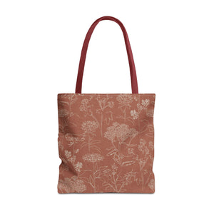 Swallowtail Tote Bag in Orange