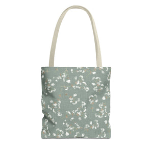 Alchemilla Vulgaris  Tote Bag in Aqua