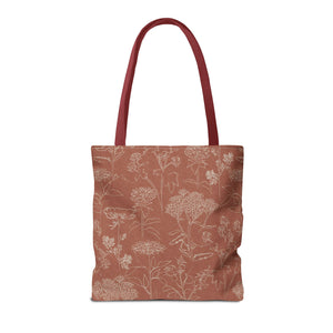 Swallowtail Tote Bag in Orange