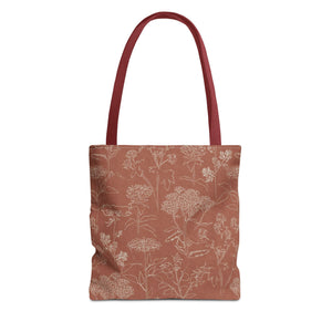 Swallowtail Tote Bag in Orange