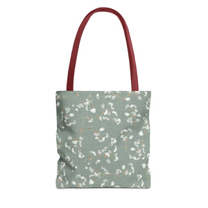 Alchemilla Vulgaris  Tote Bag in Aqua