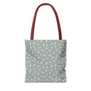 Rose Rugosa Tote Bag in Aqua