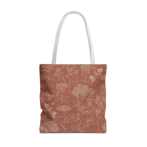 Swallowtail Tote Bag in Orange