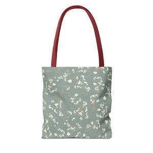 Alchemilla Vulgaris  Tote Bag in Aqua