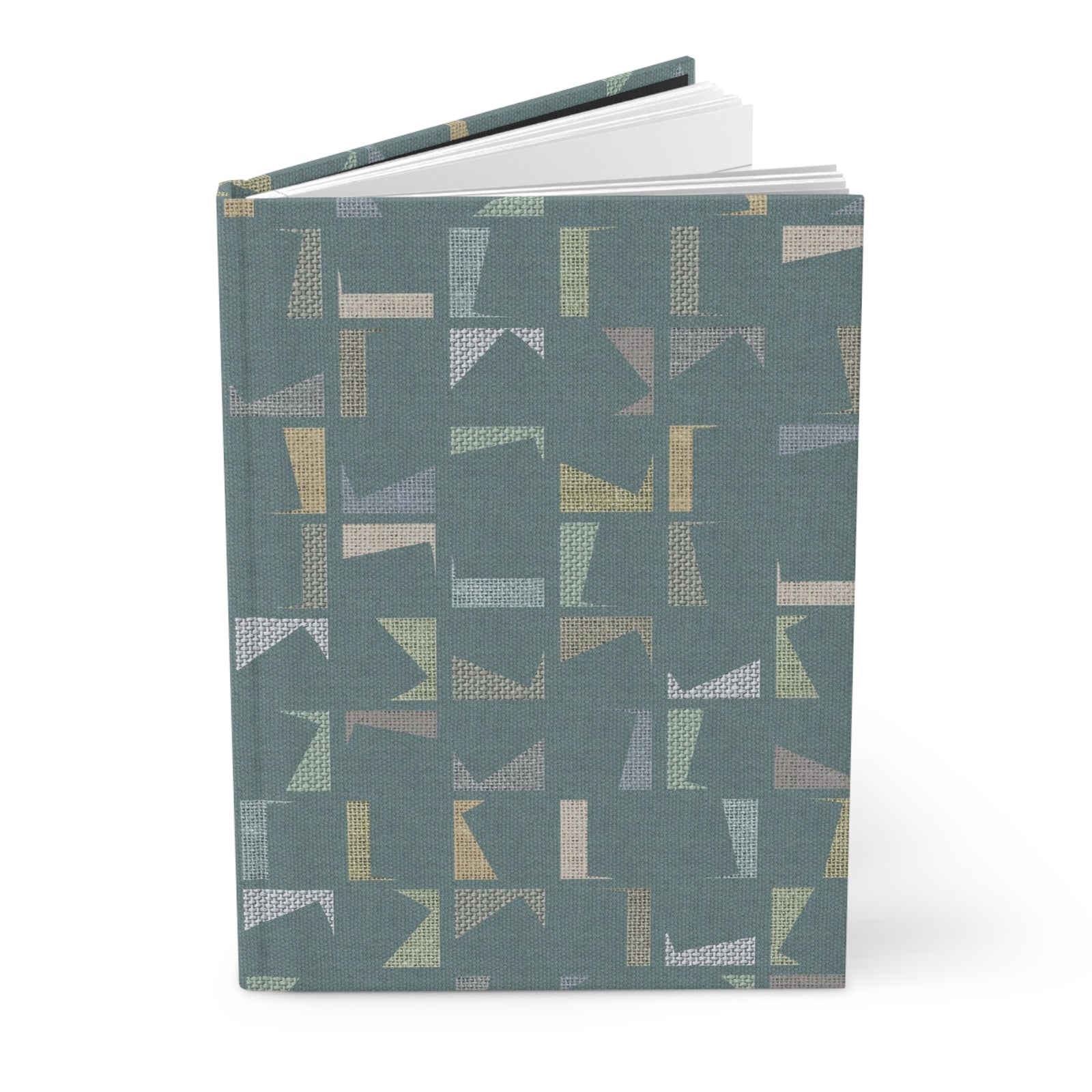 Playful Code Hardcover Journal Matte in Aqua