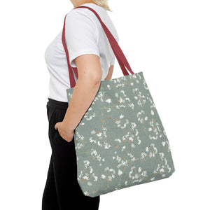 Alchemilla Vulgaris  Tote Bag in Aqua