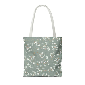 Alchemilla Vulgaris  Tote Bag in Aqua