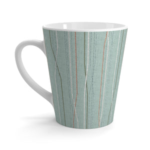 Sanguine Code Latte Mug in Aqua