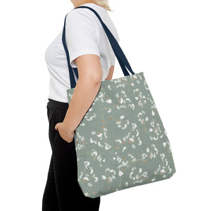 Alchemilla Vulgaris  Tote Bag in Aqua