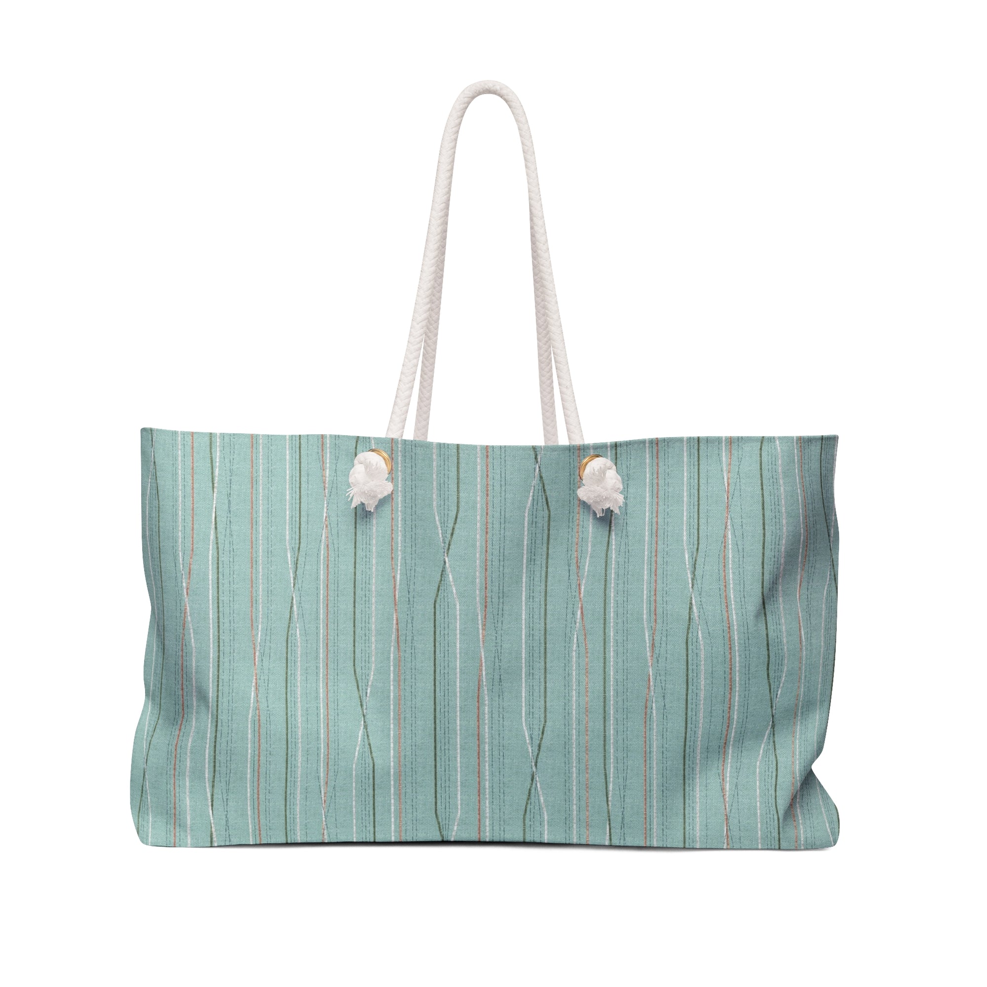 Sanguine Code Weekender Bag in Aqua