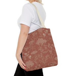 Swallowtail Tote Bag in Orange