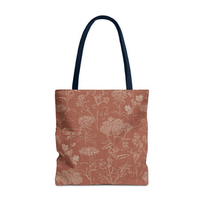 Swallowtail Tote Bag in Orange