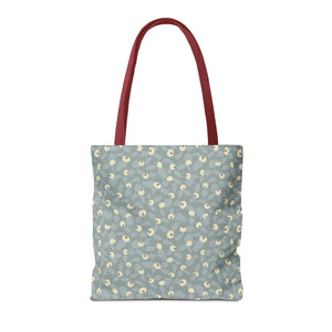 Rose Rugosa Tote Bag in Aqua
