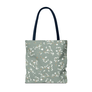 Alchemilla Vulgaris  Tote Bag in Aqua