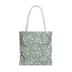 Alchemilla Vulgaris  Tote Bag in Aqua