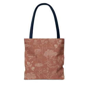 Swallowtail Tote Bag in Orange