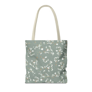 Alchemilla Vulgaris  Tote Bag in Aqua