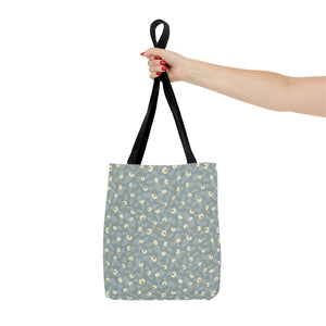 Rose Rugosa Tote Bag in Aqua