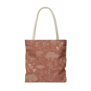 Swallowtail Tote Bag in Orange