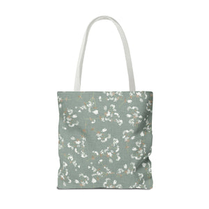 Alchemilla Vulgaris  Tote Bag in Aqua