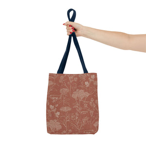 Swallowtail Tote Bag in Orange
