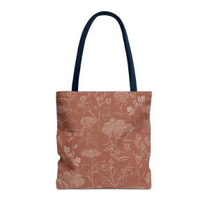 Swallowtail Tote Bag in Orange