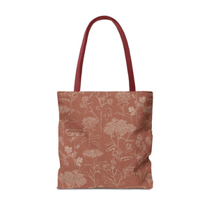 Swallowtail Tote Bag in Orange