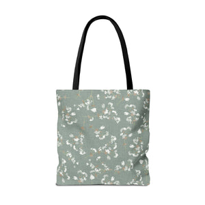 Alchemilla Vulgaris  Tote Bag in Aqua